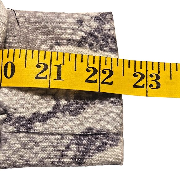 Michael Lauren Women’s Snakeskin Zip Hoodie Gray XS Y2K Whimsygoth Streetwear - Picture 11 of 13
